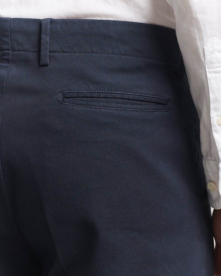 Men | Trousers | Boglioli | Regular Fit Cotton Chinos Navy