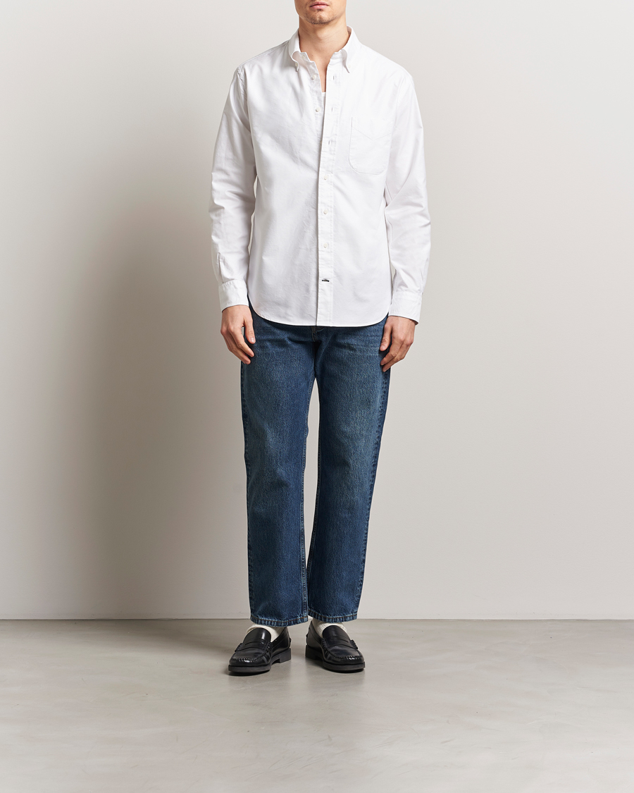 Men | Shirts | Gitman Vintage | Button Down Oxford Shirt White