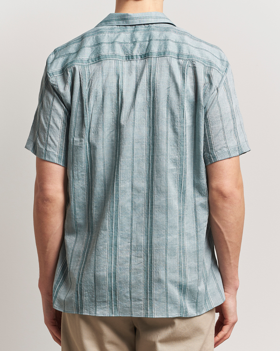 Men | Shirts | Gitman Vintage | Japanese Dobby Camp Shirt Green