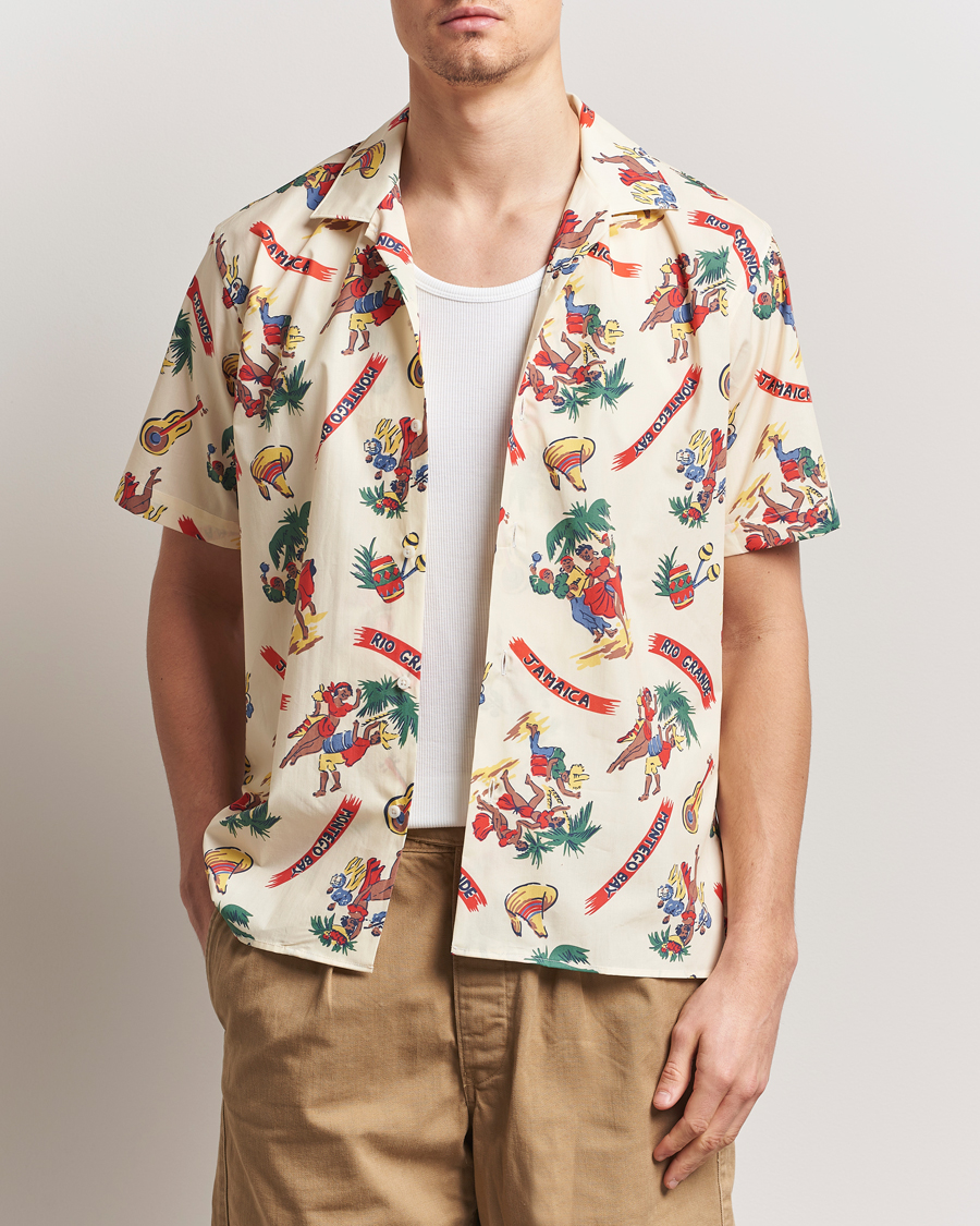 Men | Shirts | Gitman Vintage | Jamaica Camp Shirt Cream