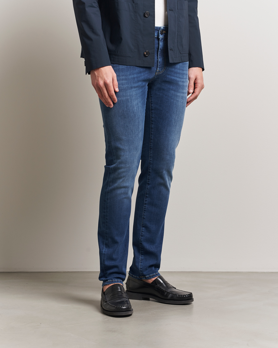 Men | Jeans | PT01 | Slim Fit Stretch Jeans Medium Blue Wash