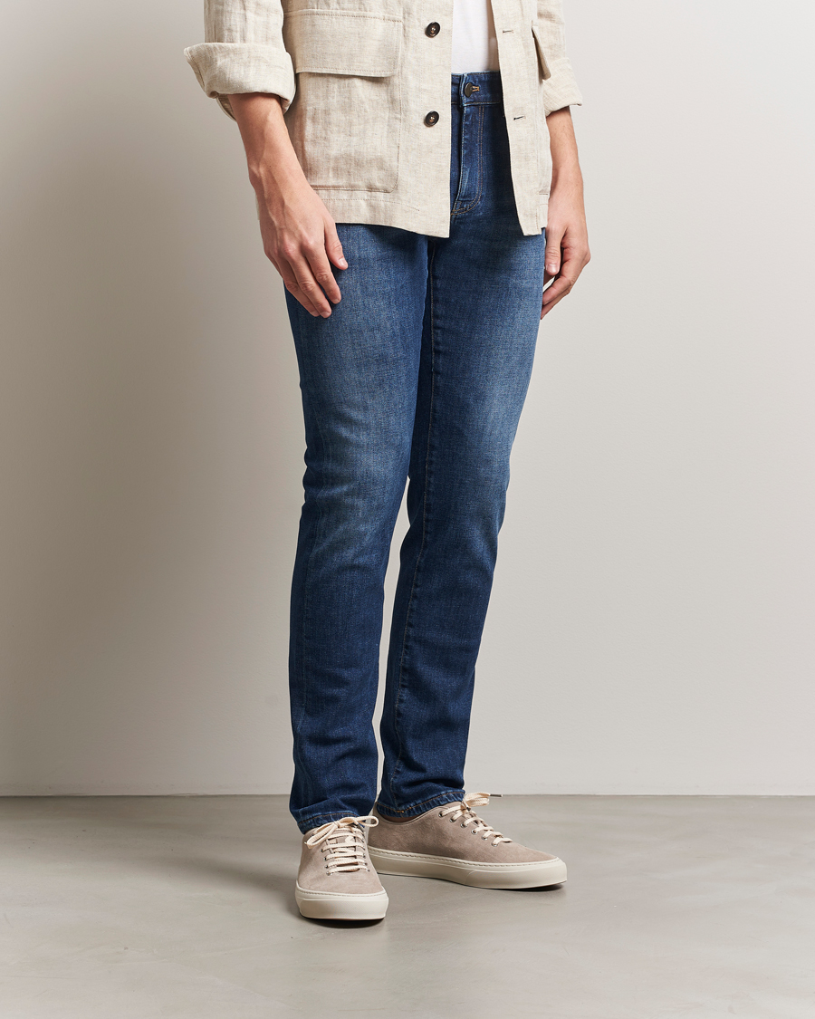 Men | Jeans | PT01 | Slim Fit Stretch Jeans Dark Blue Wash