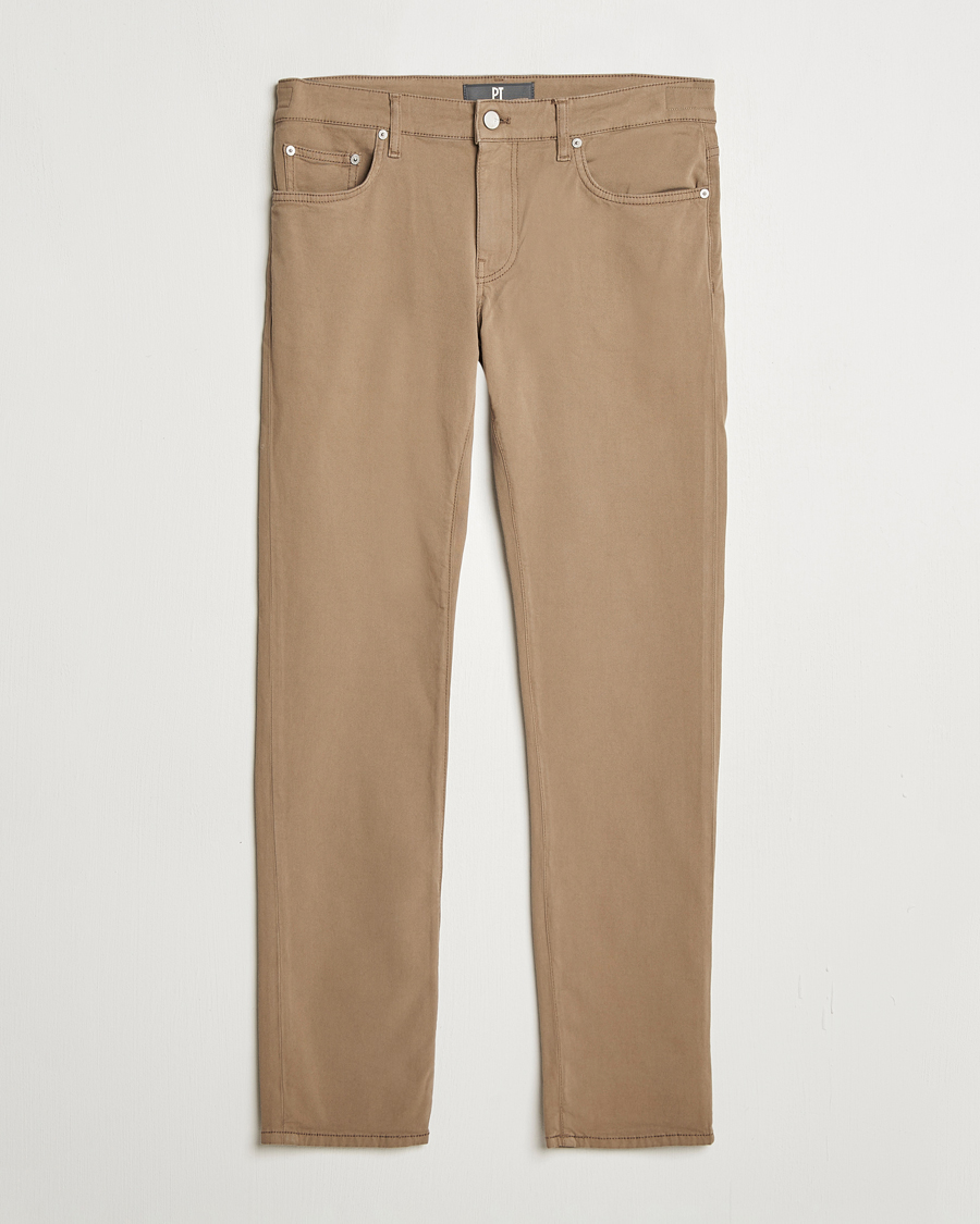 Men | Trousers | PT01 | Slim Fit 5-Pocket Pants Brown