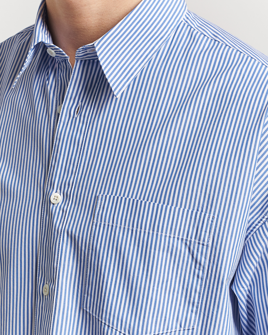 Men | Shirts | Sunflower | Stable Shirt Blue Stripe