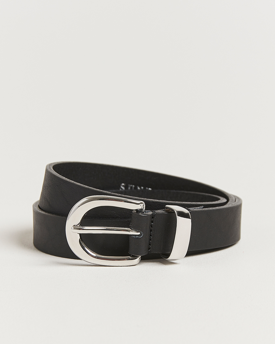 Men | Belts | Sunflower | Simple Belt Black Calf