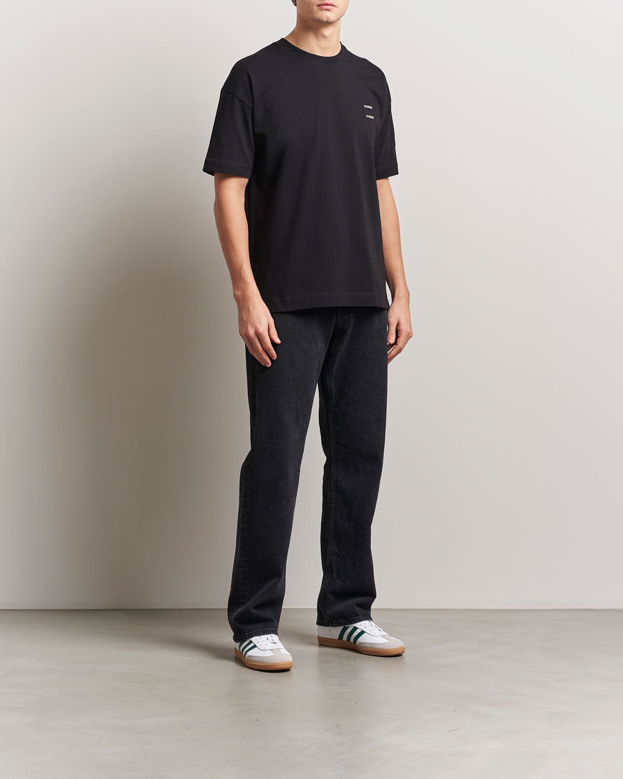 Men | T-Shirts | Samsøe Samsøe | Joel Organic Cotton T-Shirt Black