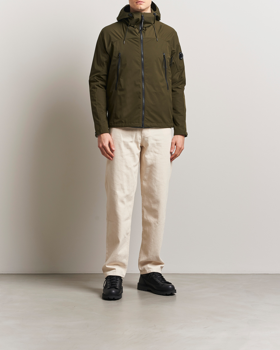 Men | Coats & Jackets | C.P. Company | Pro-Tek Lens Hooded Jacket Olive