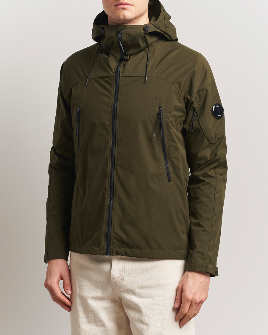 Men | Coats & Jackets | C.P. Company | Pro-Tek Lens Hooded Jacket Olive