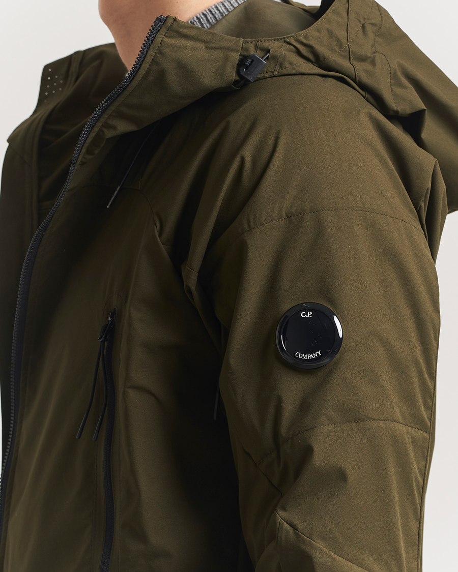 Men | Coats & Jackets | C.P. Company | Pro-Tek Lens Hooded Jacket Olive