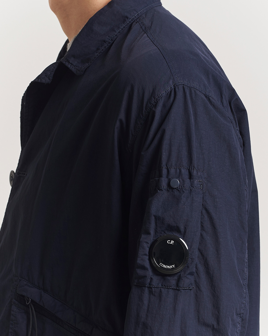 Men | Coats & Jackets | C.P. Company | Flatt Nylon Blazer Jacket Navy