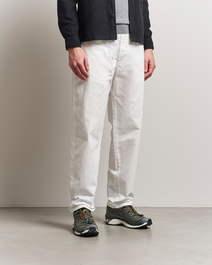Men | Trousers | C.P. Company | Microreps Drawstring Pants White