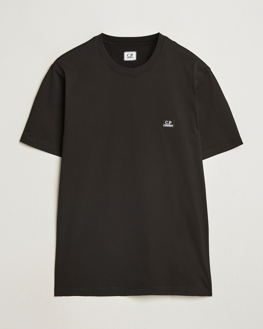 Men | T-Shirts | C.P. Company | Short Sleeve Small Logo T-Shirt Black