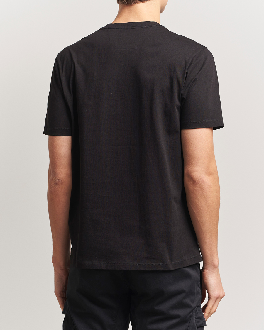 Men | T-Shirts | C.P. Company | Short Sleeve Small Logo T-Shirt Black