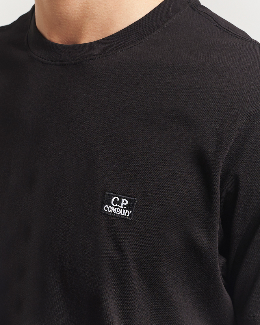 Men | T-Shirts | C.P. Company | Short Sleeve Small Logo T-Shirt Black