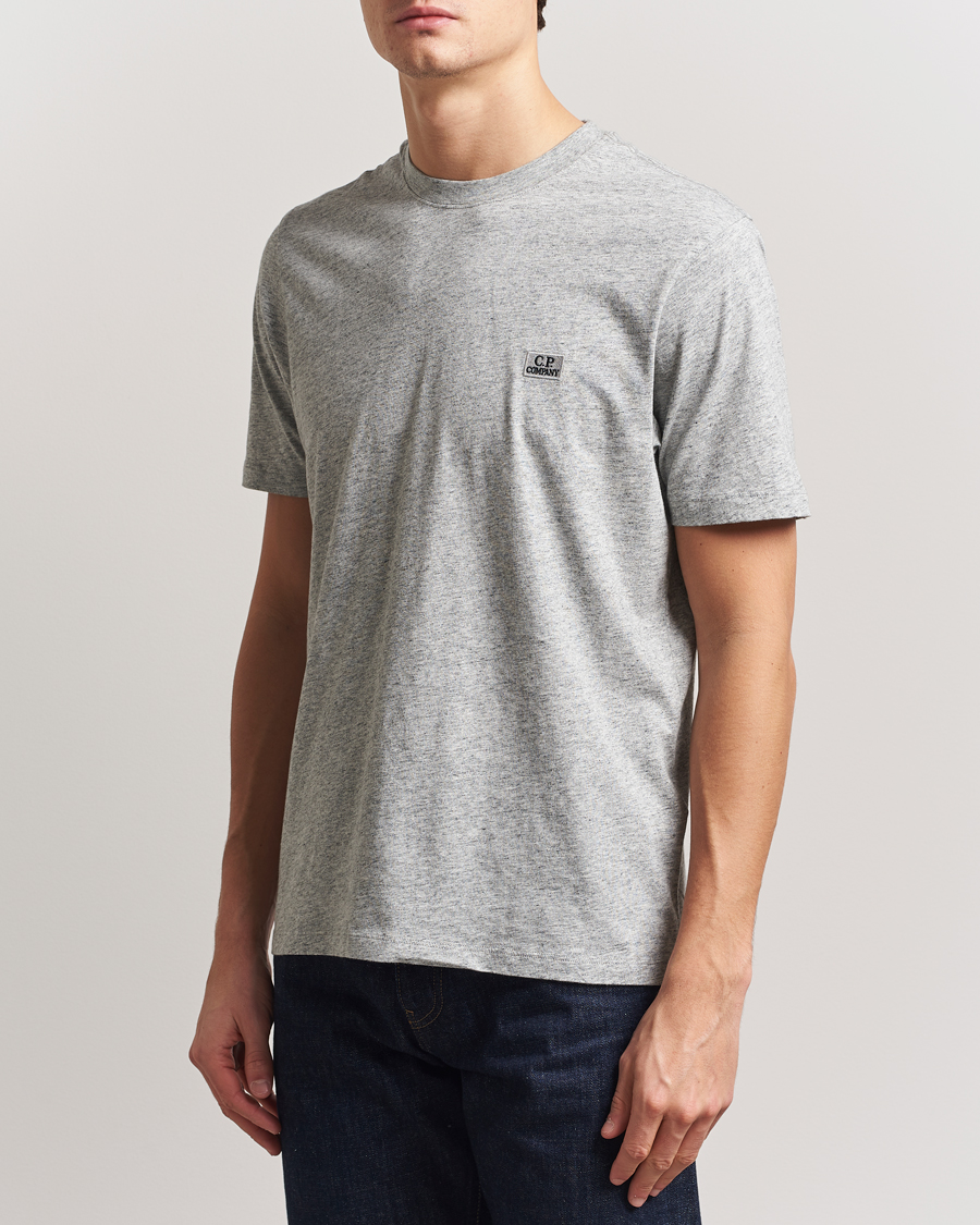 Men | T-Shirts | C.P. Company | Short Sleeve Small Logo T-Shirt Grey