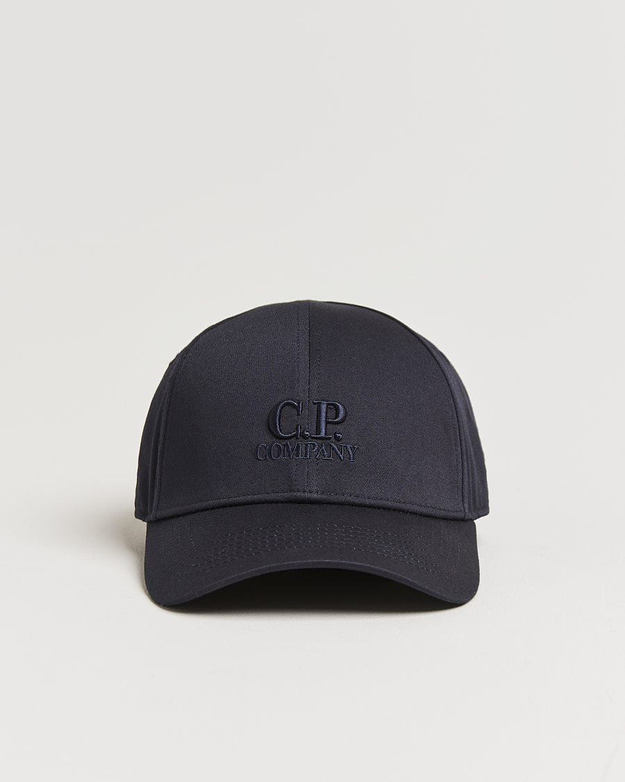 Men | Hats & Caps | C.P. Company | Cotton Gabardine Cap Navy