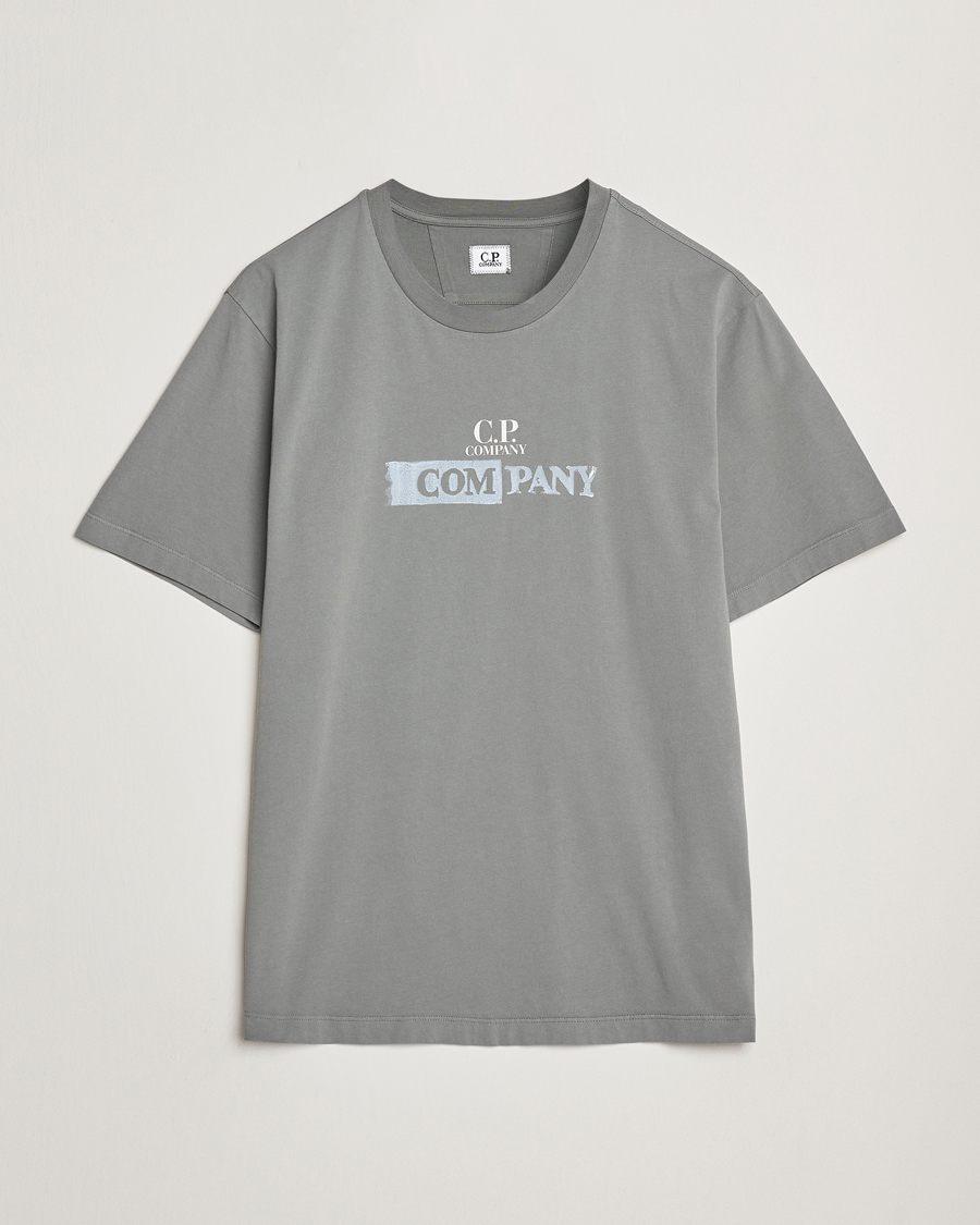 Men | T-Shirts | C.P. Company | Back Print Short Sleeve T-Shirt Grey