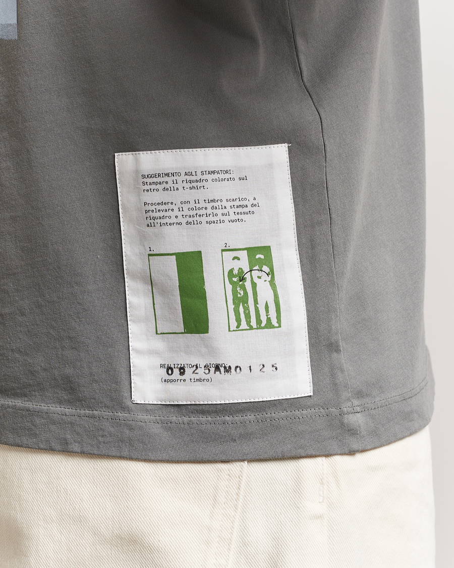 Men | T-Shirts | C.P. Company | Back Print Short Sleeve T-Shirt Grey