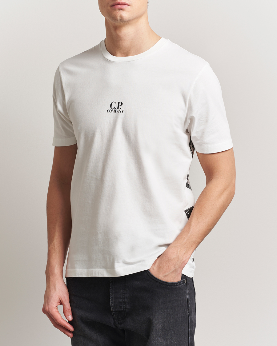 Men | T-Shirts | C.P. Company | Back Print Short Sleeve T-Shirt White