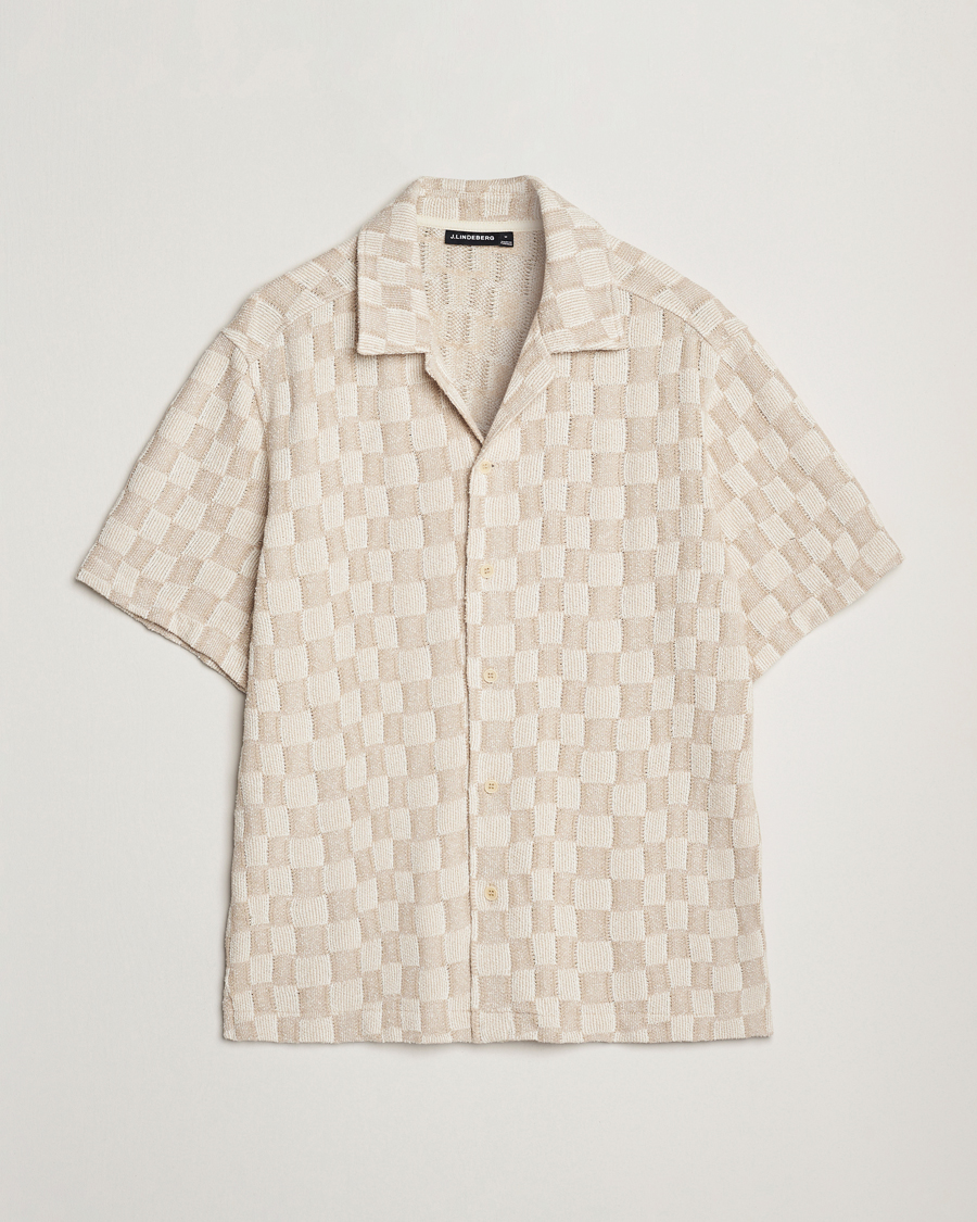 Men | Shirts | J.Lindeberg | Torpa Resort Jersey Shirt Moonbeam