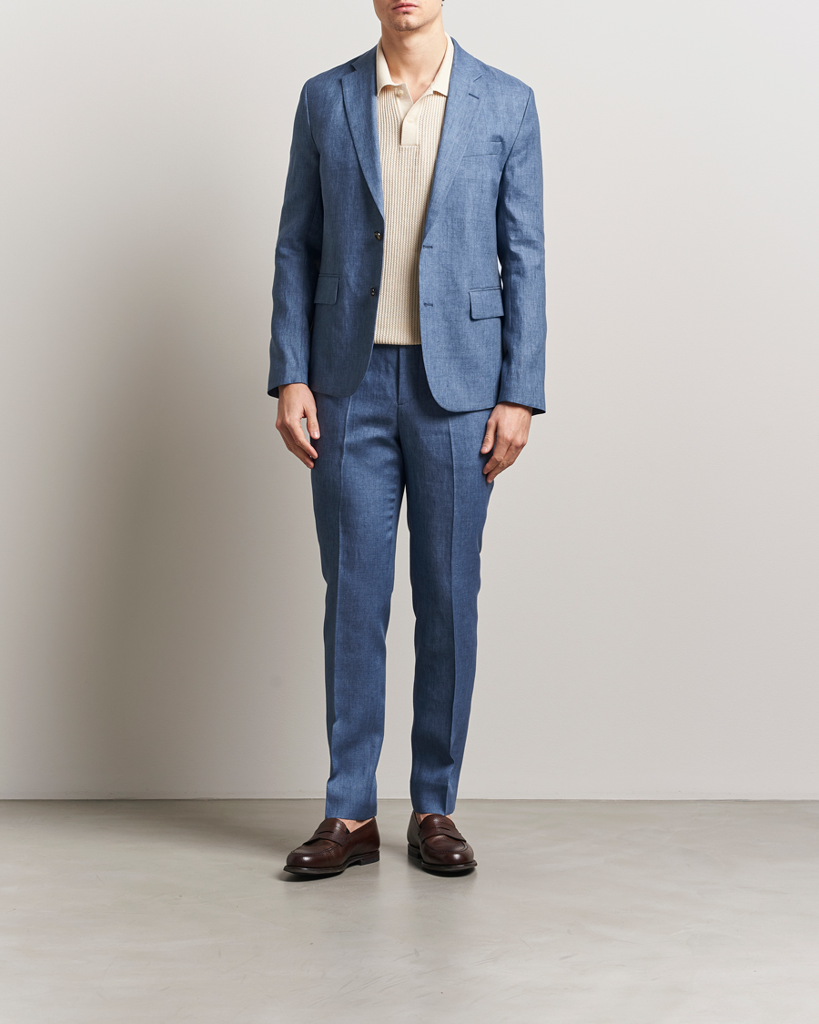 Men | Blazers | J.Lindeberg | Elton Unlined Super Linen Blazer Rainwashed