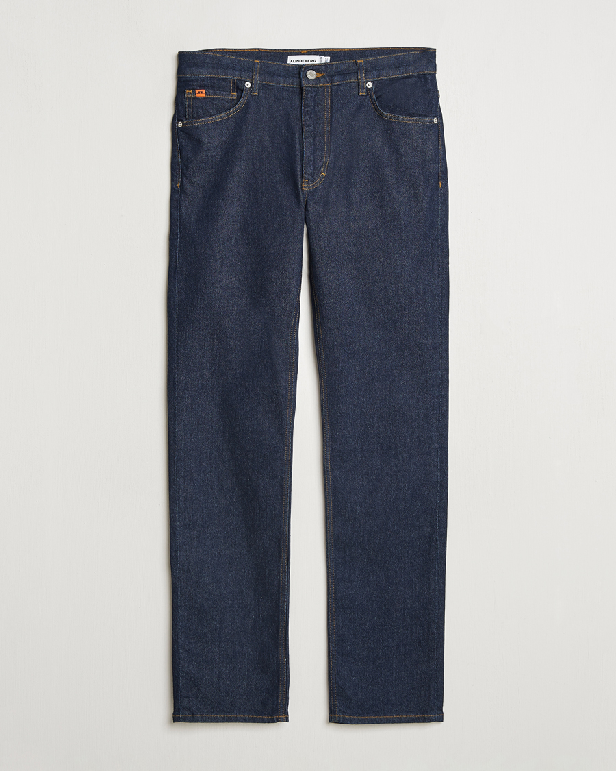 Men | Jeans | J.Lindeberg | Jax Rinsed Slim Jeans Dark Blue