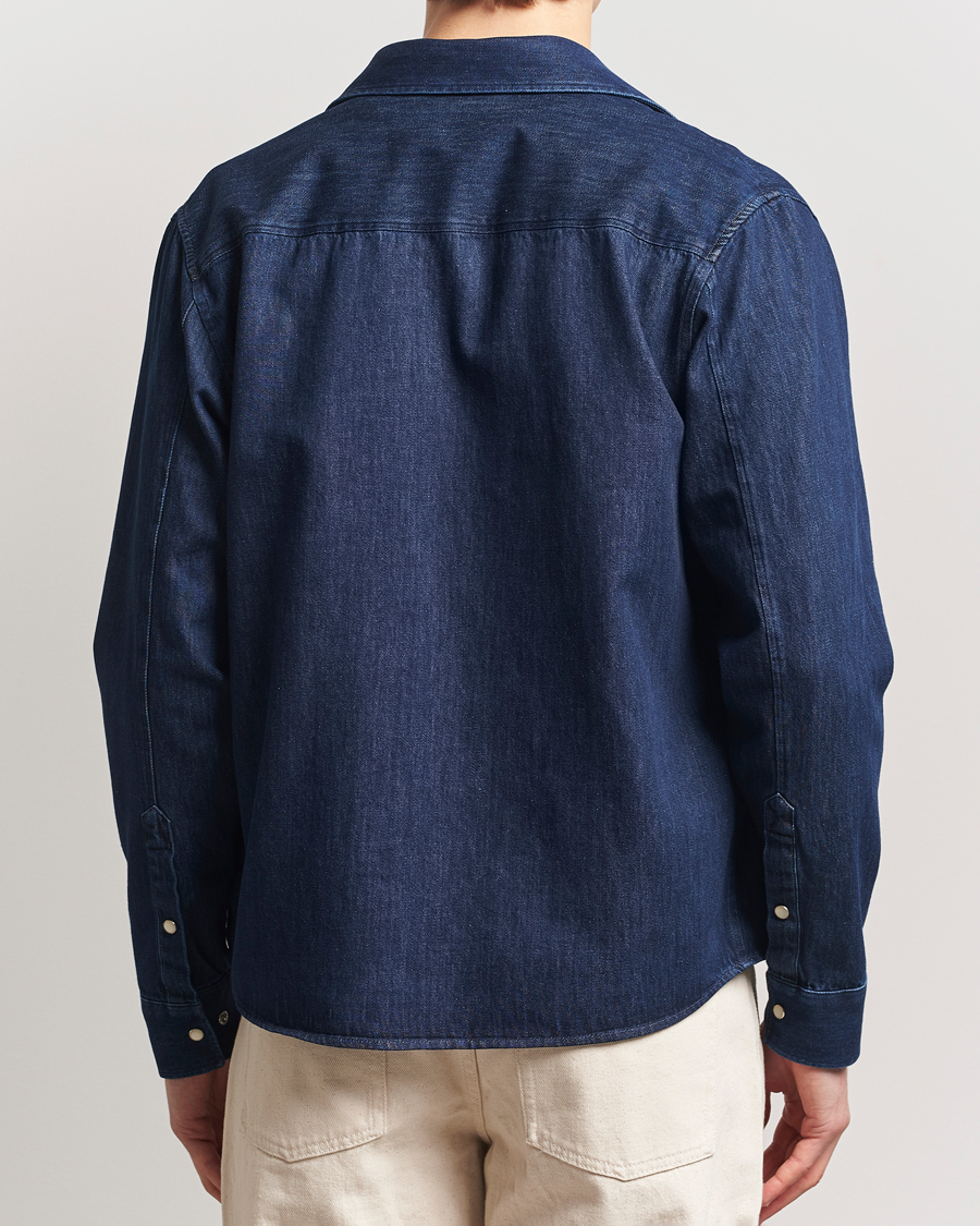 Men | Shirts | J.Lindeberg | Finnigan Denim Shirt Navy