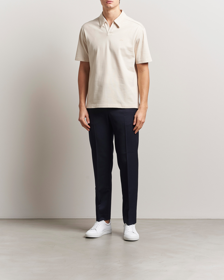 Men | Polo Shirts | J.Lindeberg | Roy Relaxed Polo Pique Moonbeam