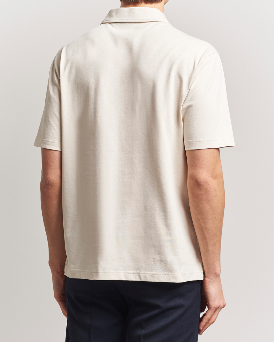 Men | Polo Shirts | J.Lindeberg | Roy Relaxed Polo Pique Moonbeam