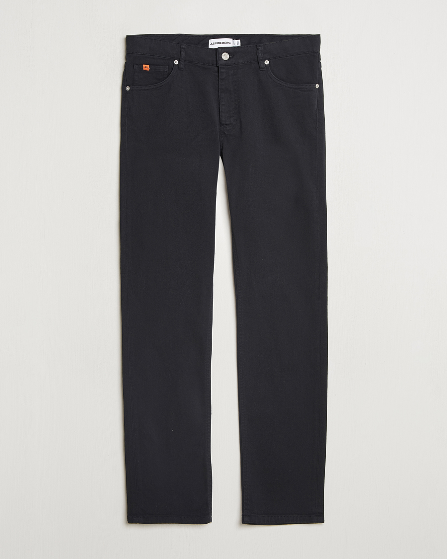 Men | Trousers | J.Lindeberg | Jax Left Hand Twill Jeans Black