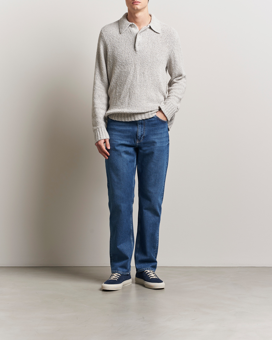 Men | Jeans | J.Lindeberg | Cody Washed Reg Jeans Mid Blue