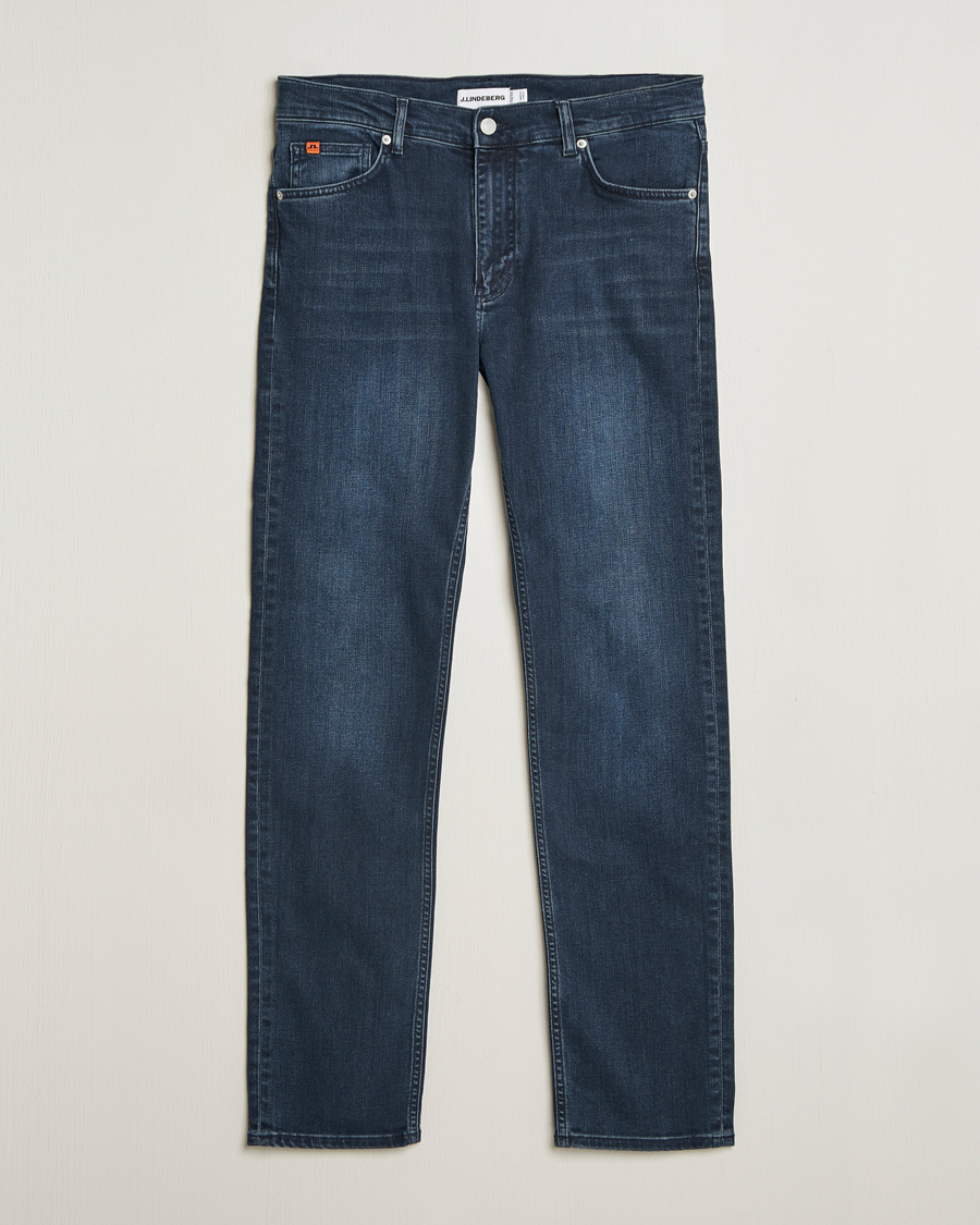 Men | Jeans | J.Lindeberg | Jax Washed Slim Jeans Dark Blue