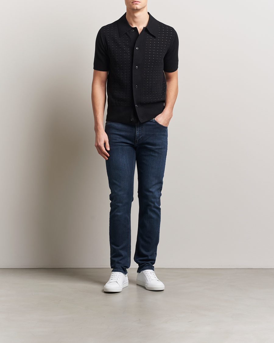 Men | Jeans | J.Lindeberg | Jax Washed Slim Jeans Dark Blue
