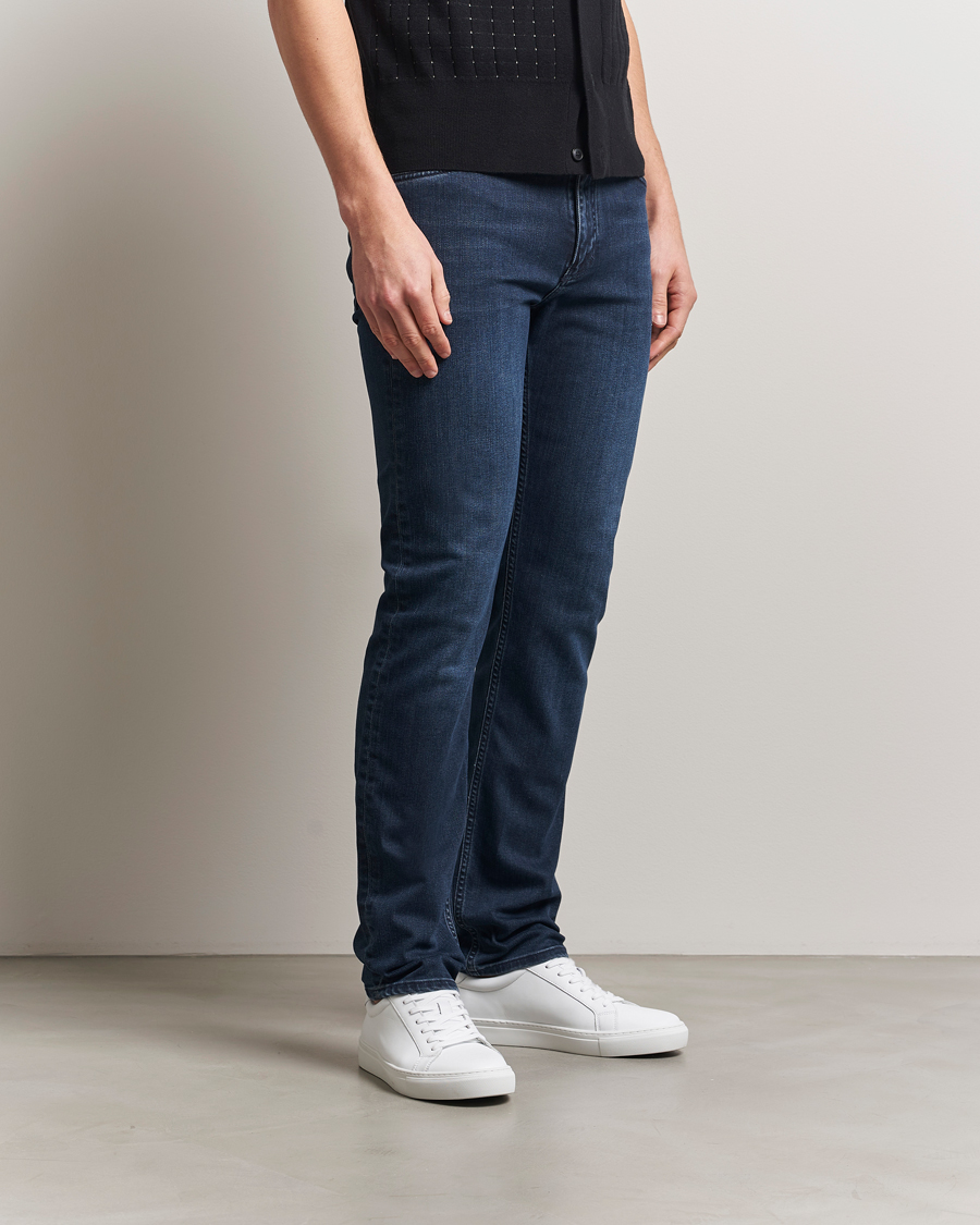 Men | Jeans | J.Lindeberg | Jax Washed Slim Jeans Dark Blue