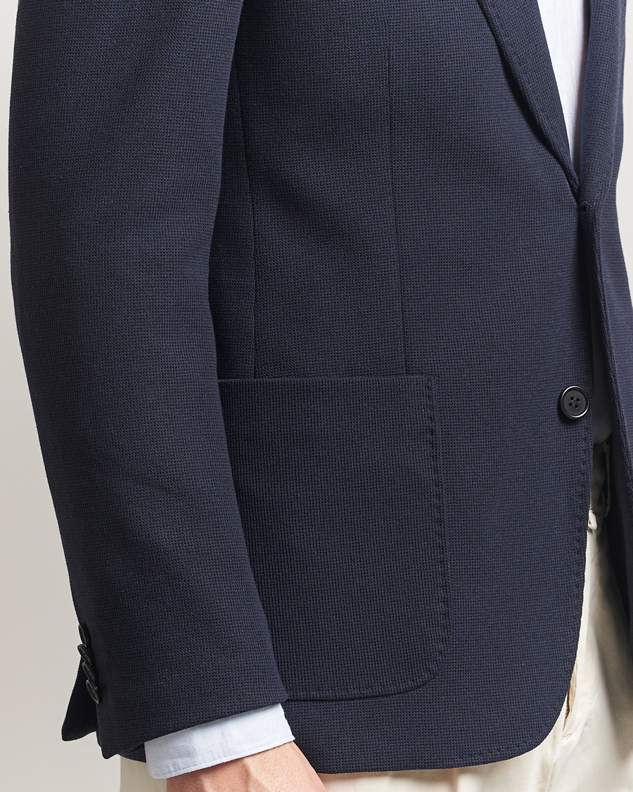 Men | Blazers | Morris Heritage | Cotton Jersey Blazer Navy