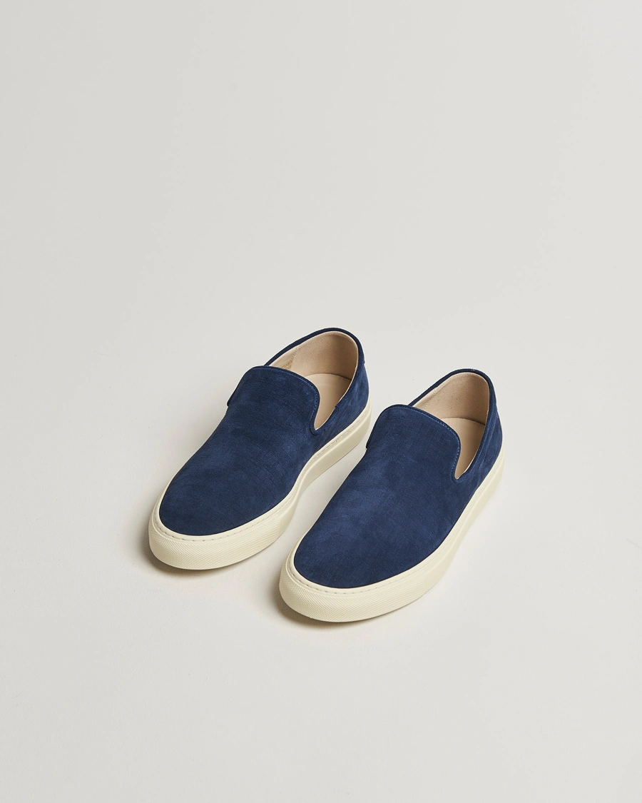 Men | Loafers | CQP | Jetty Suede Sneaker Loafer Washed Navy