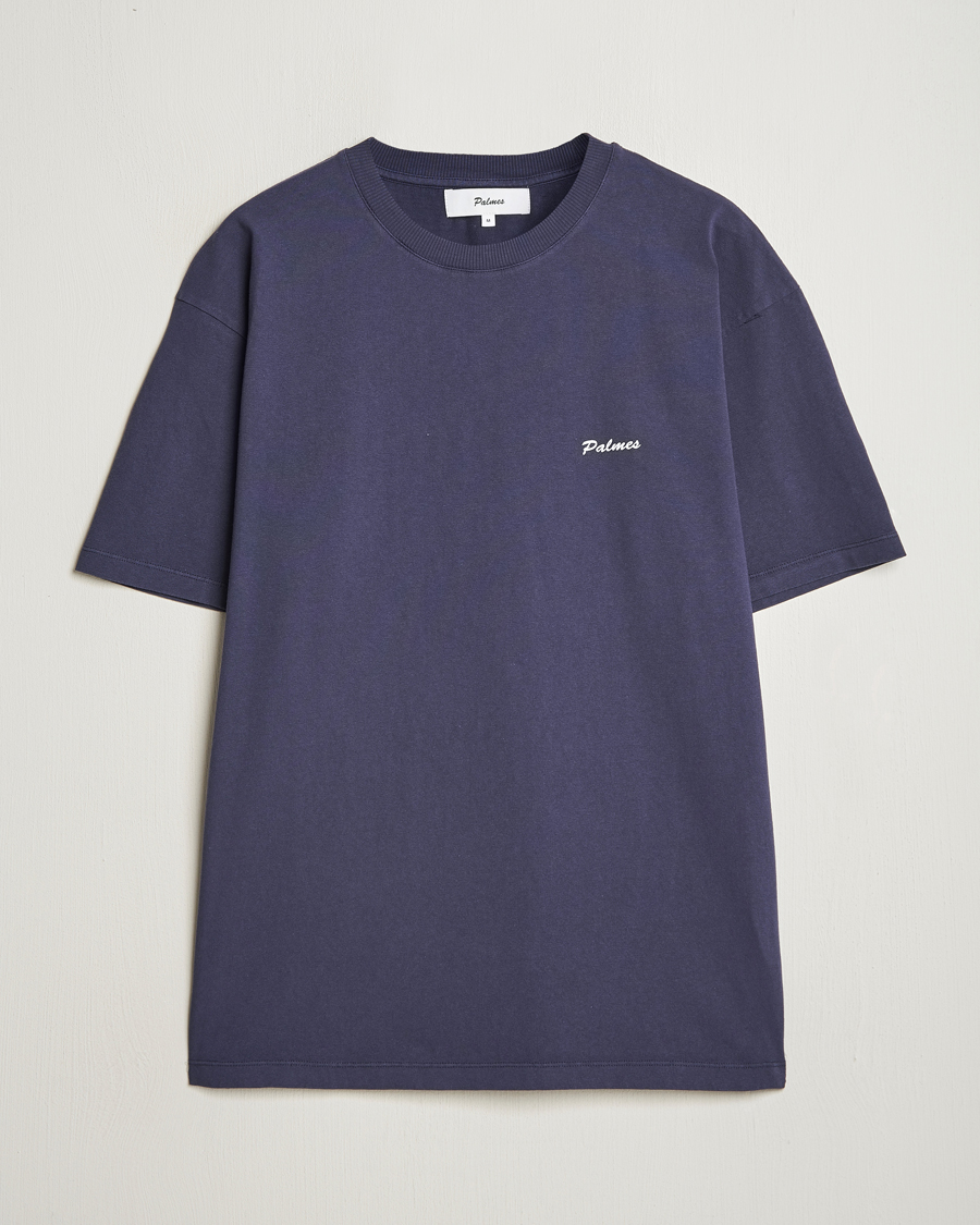 Men | T-Shirts | Palmes | Dyed T-Shirt Navy