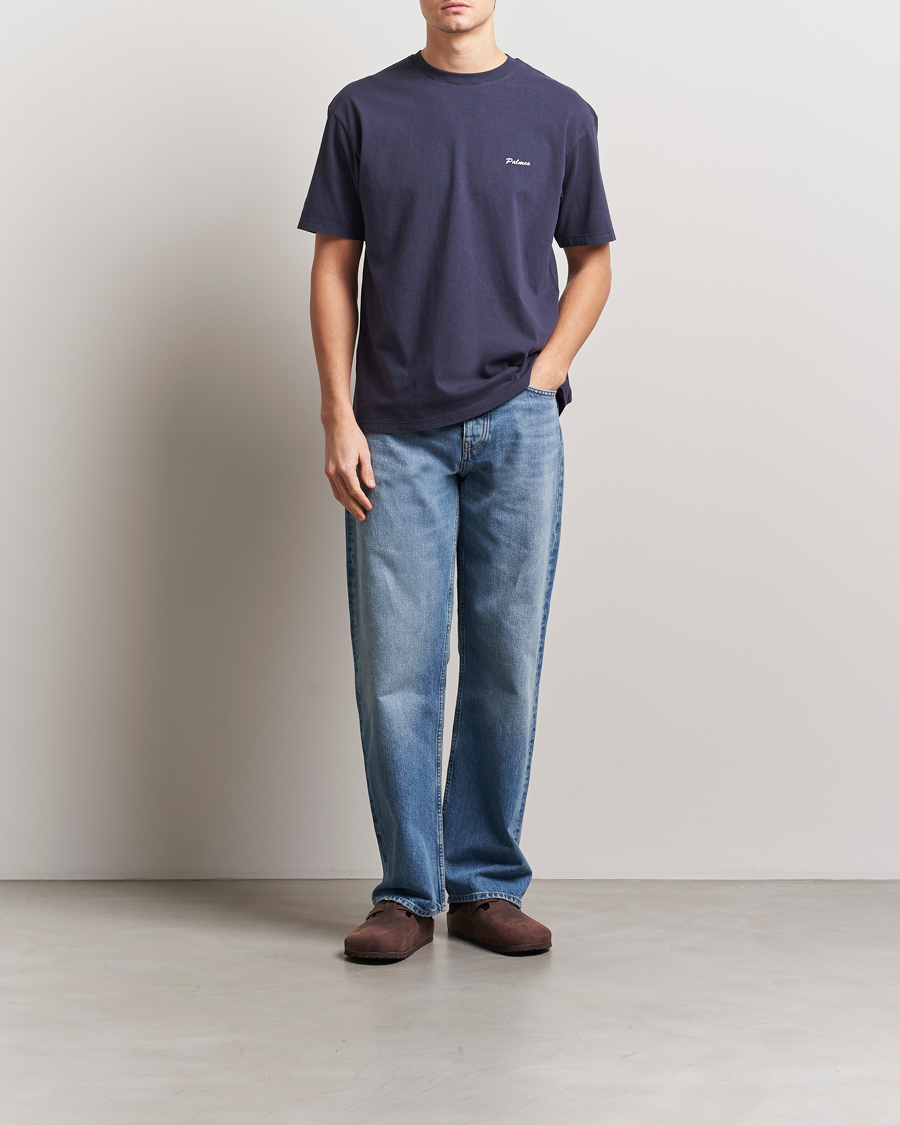 Men | T-Shirts | Palmes | Dyed T-Shirt Navy