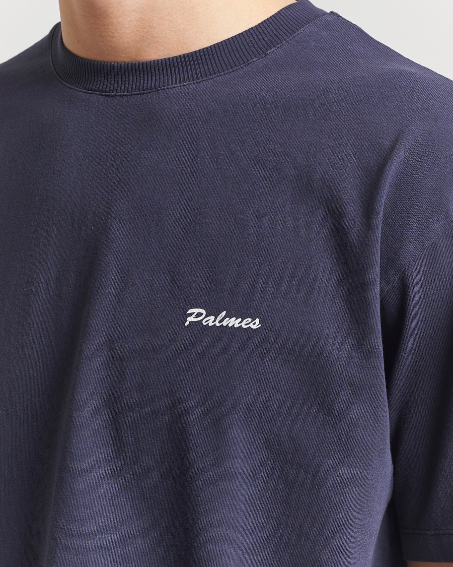 Men | T-Shirts | Palmes | Dyed T-Shirt Navy