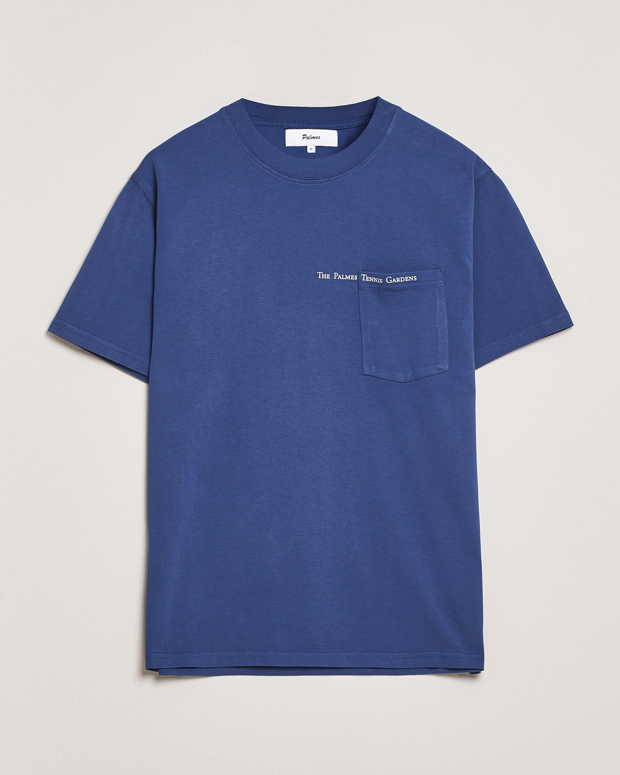 Men | T-Shirts | Palmes | Garden Pocket T-Shirt Dark Blue