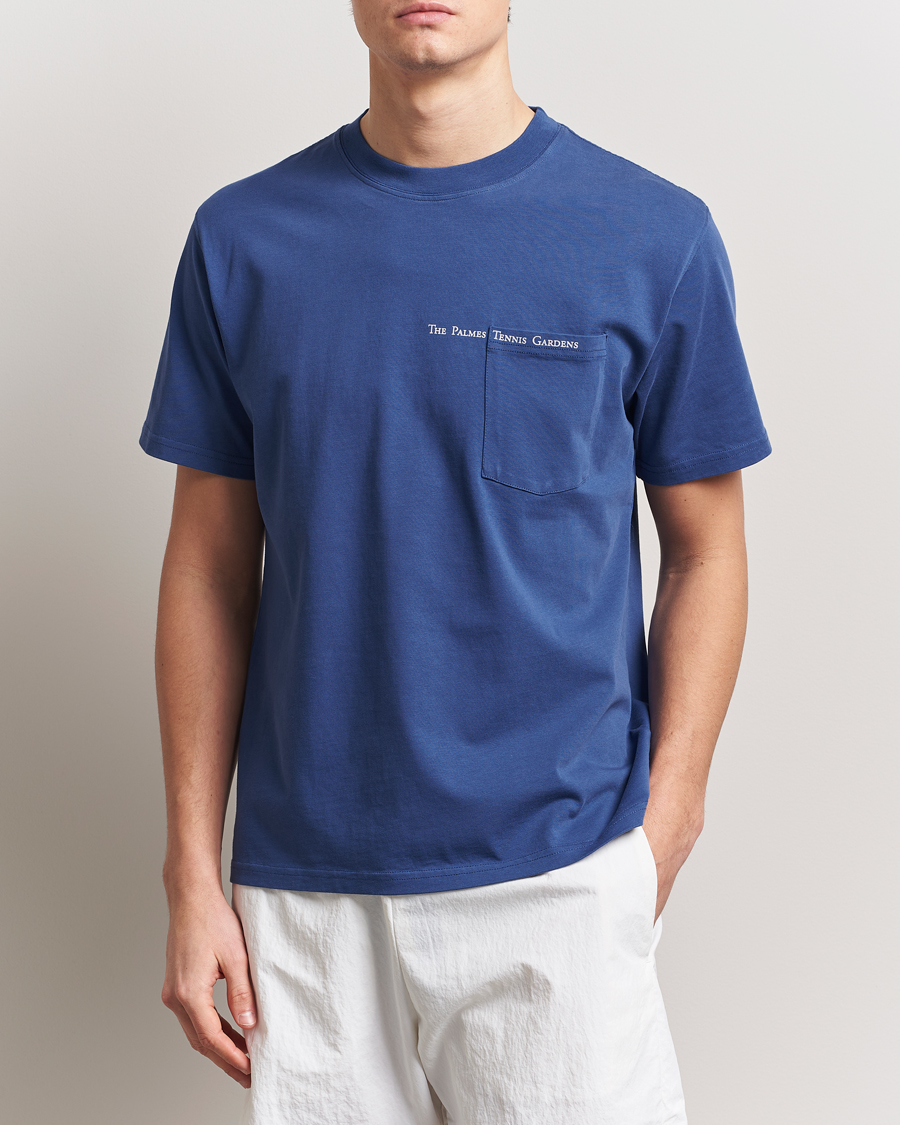 Men | T-Shirts | Palmes | Garden Pocket T-Shirt Dark Blue