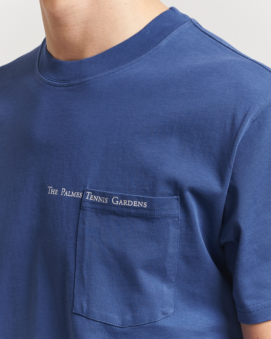 Men | T-Shirts | Palmes | Garden Pocket T-Shirt Dark Blue