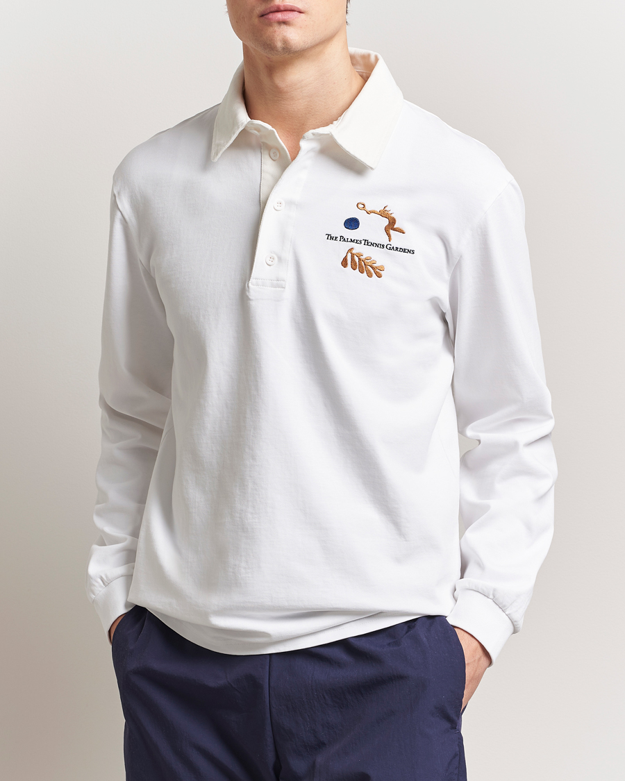 Men | Sweaters & Knitwear | Palmes | Garden Rugby Shirt White