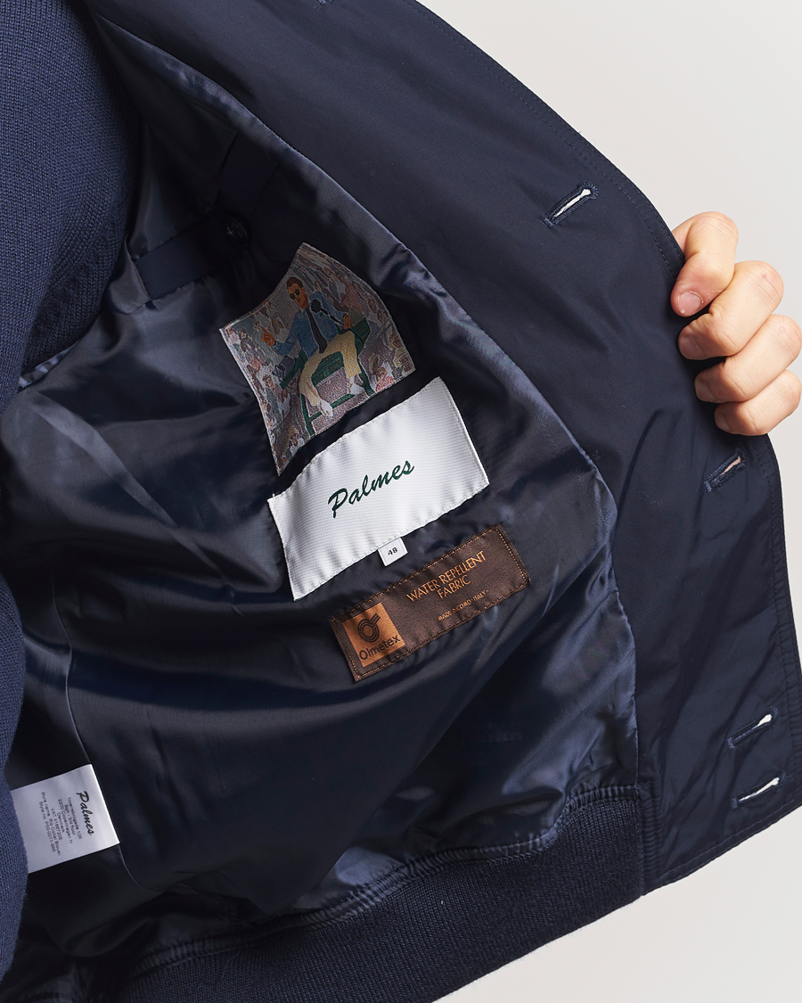 Men | Coats & Jackets | Palmes | Harrington Jacket Navy