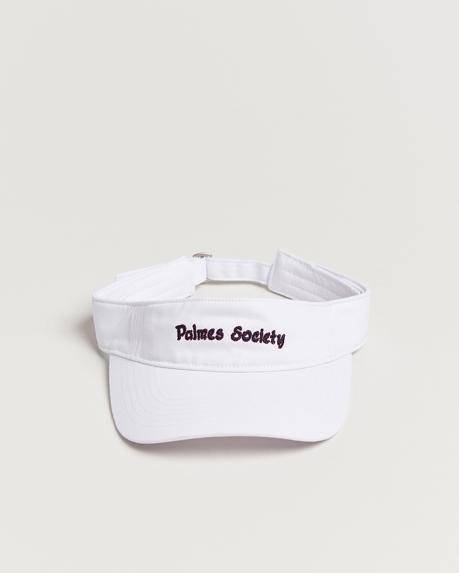 Men | Hats & Caps | Palmes | Society Visor Cap White