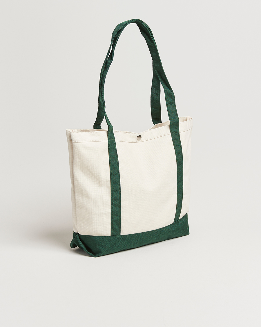 Men | Bags | Palmes | Society Tote Bag White/Green