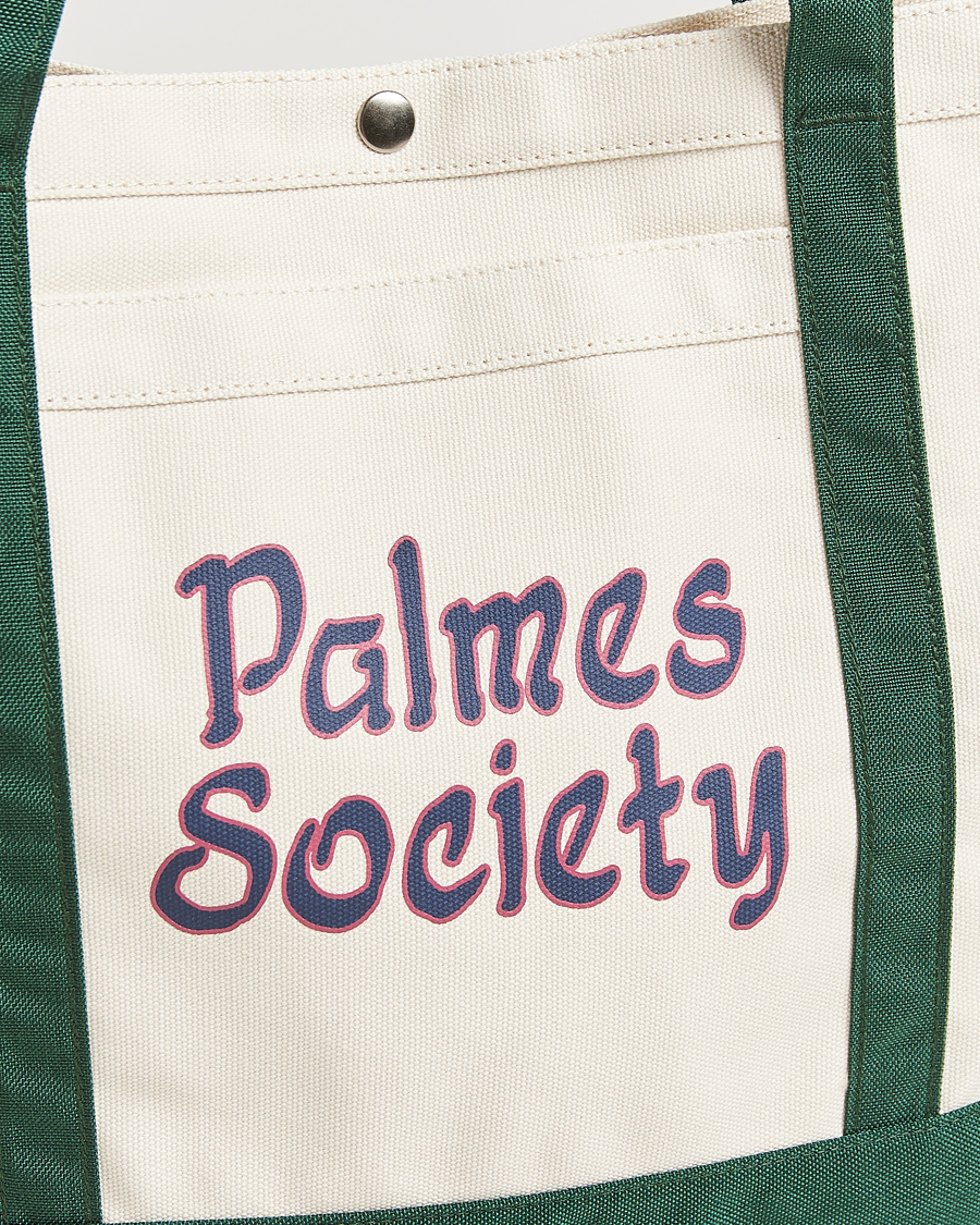 Men | Bags | Palmes | Society Tote Bag White/Green