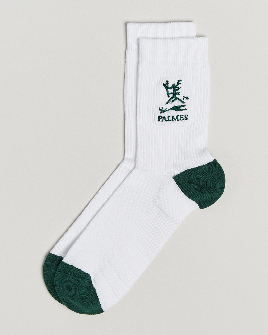 Men | Underwear & Socks | Palmes | 2-Pack Contrast Tennis Socks White
