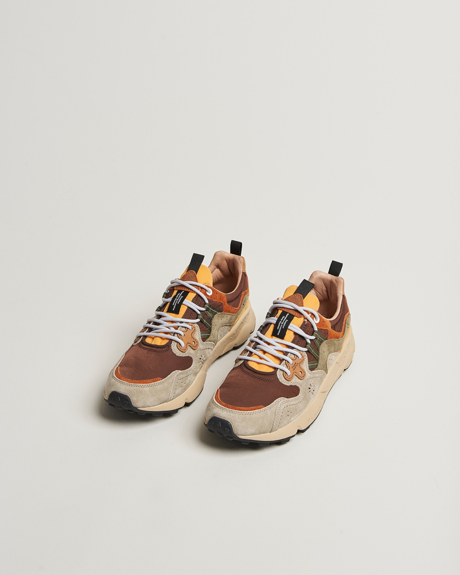Men | Sneakers | Flower Mountain | Yamano 3 Suede/Nylon Sneaker Olive