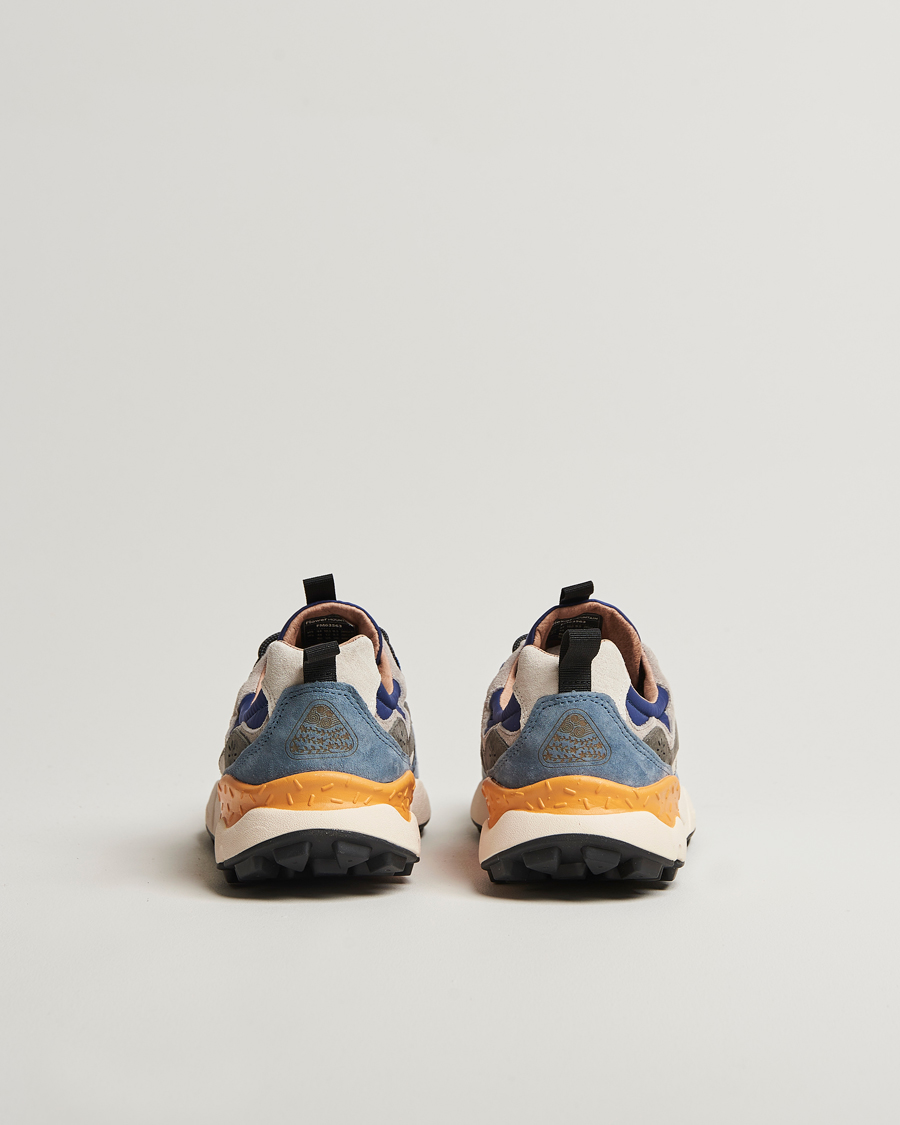 Men | Sneakers | Flower Mountain | Yamano 3 Suede/Nylon Sneaker Mixed Blue